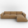 Угловой диван в стиле Лофт Калиенте лайт браун фото