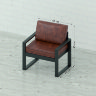 Мягкий стул в стиле лофт F1303 фото 1