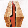 Стол писменный из слэба дерева и смолы F9104